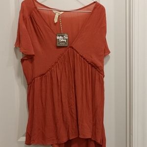 NEW Matilda Jane Short Sleeve Shirt Size XL
